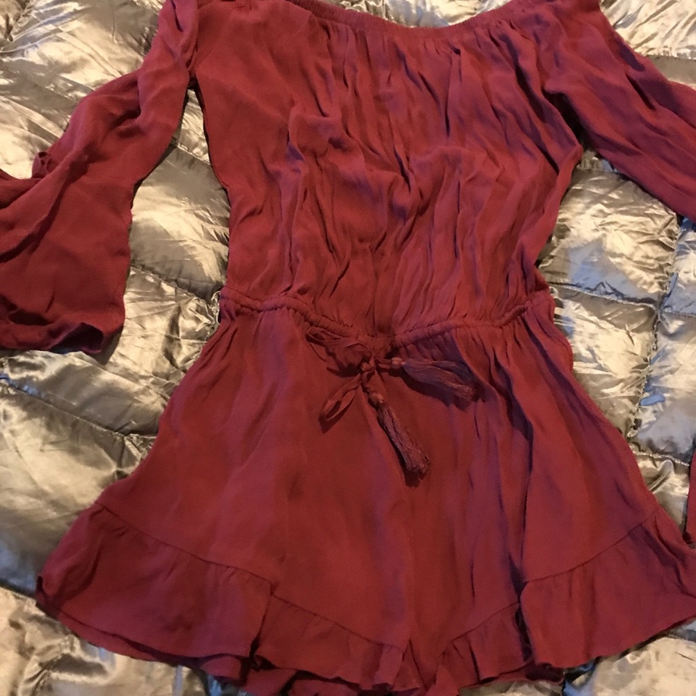 Off the shoulder romper